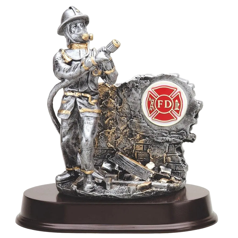 Fireman with Gold Trim