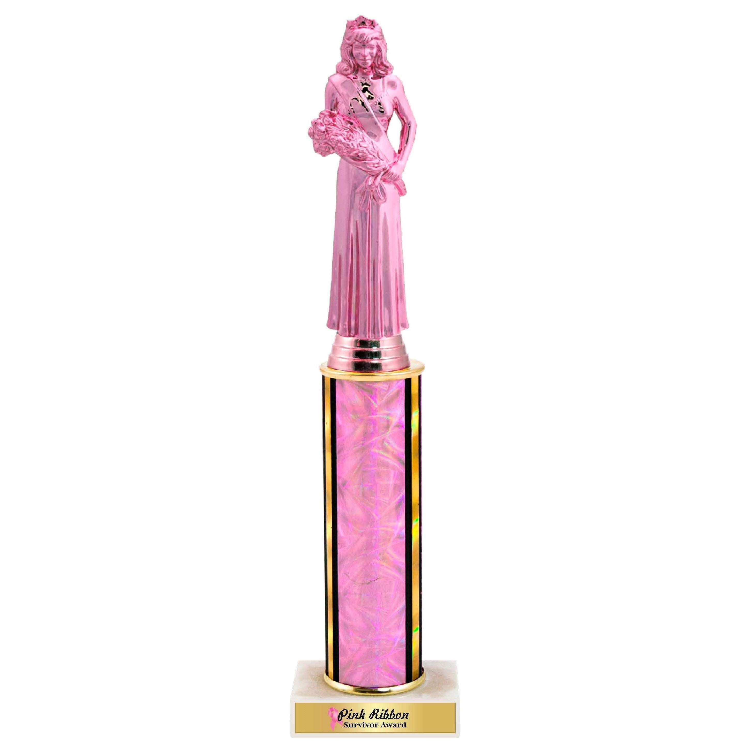 Pink Beauty Queen on Pink Column