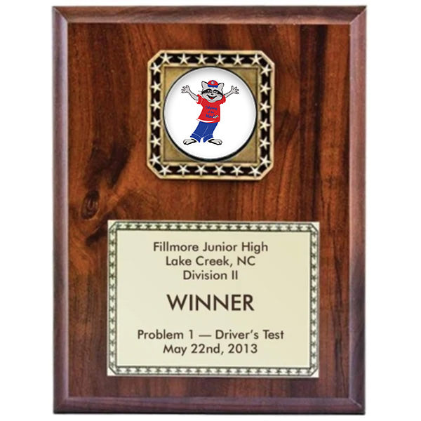 Odyssey of the Mind Diamond Series Plaques