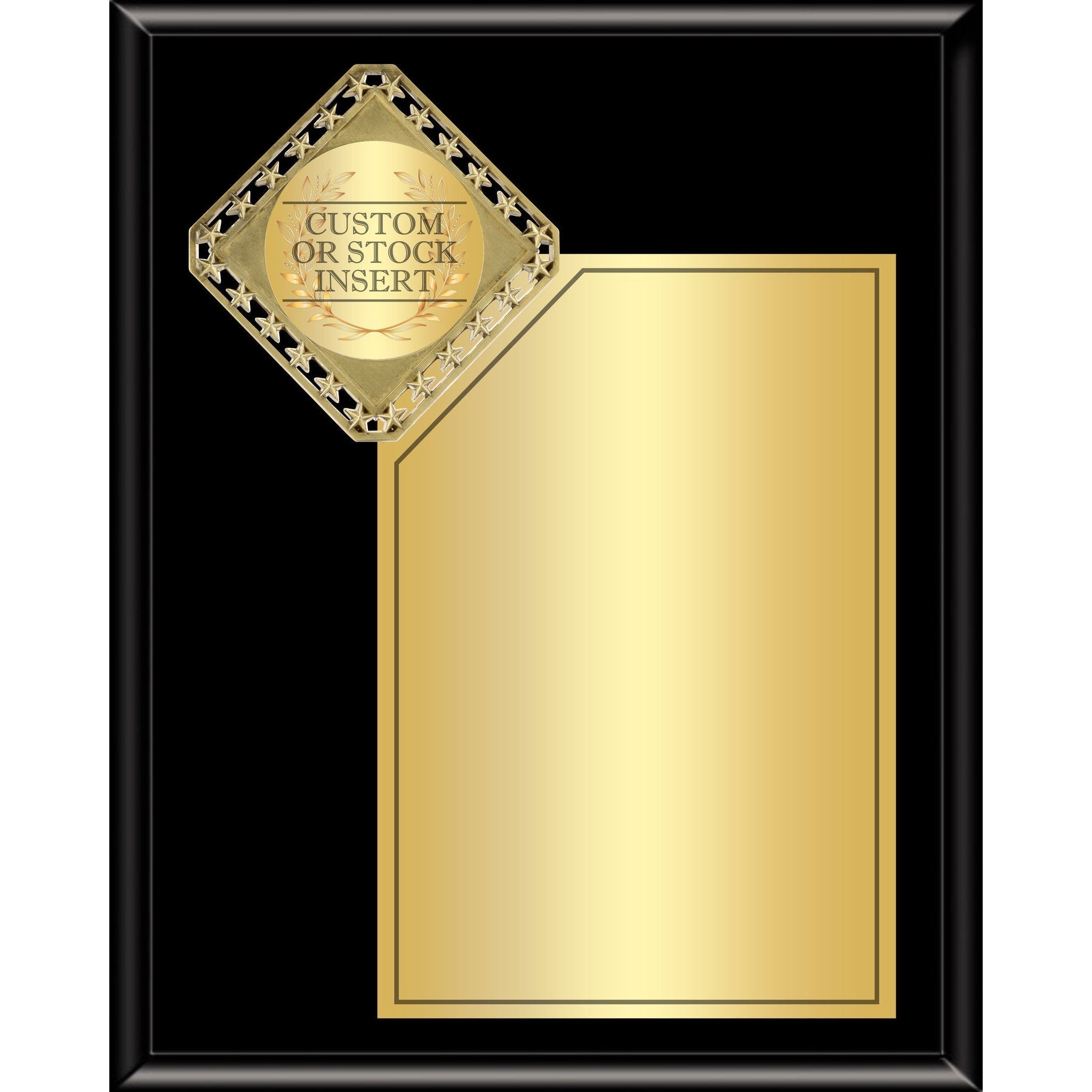 Plaque with Diamond Series Medallion Plaque Mount