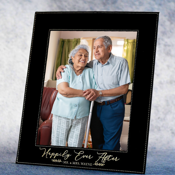 Leatherette Black Picture Frame