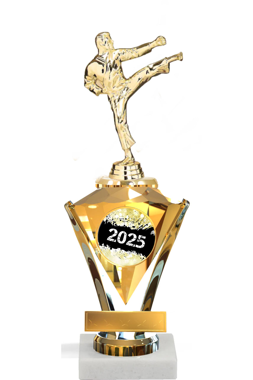 Jewel Series Riser Trophy On A Marble Base