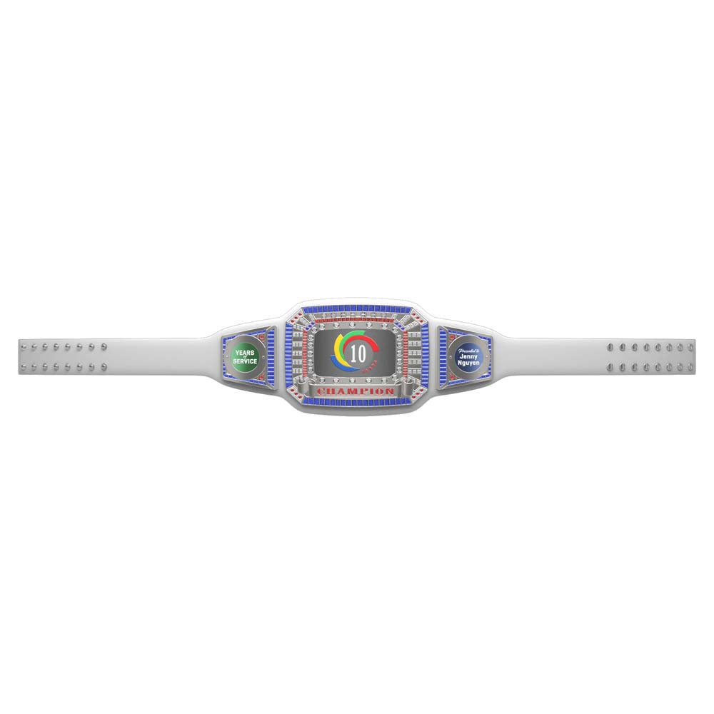 Championship Belt Large White