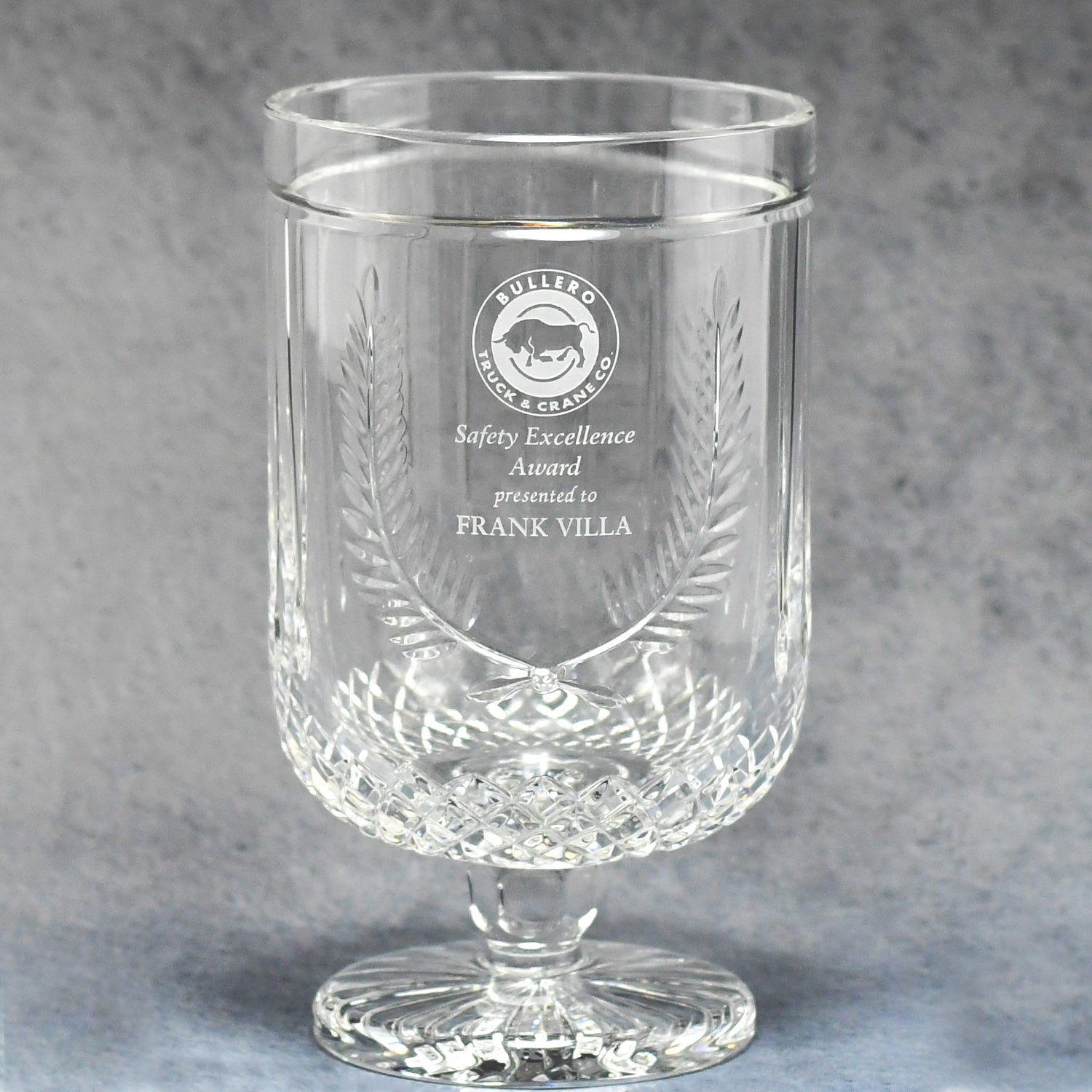 Crystal Laurel Wreath Cup