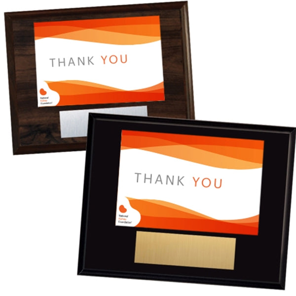 NKF1903 9 X 7 THANK YOU Plaque