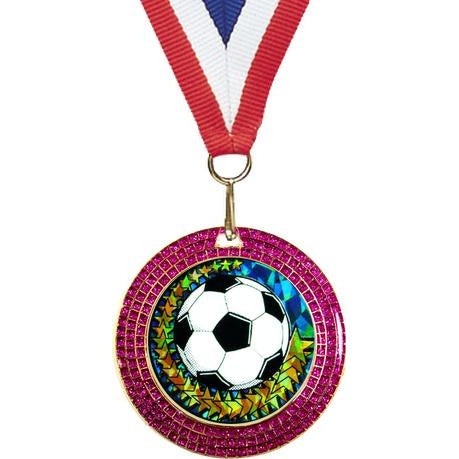 Pink Glitter Medal Series