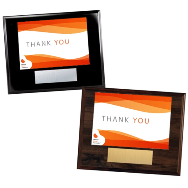 NKF1902 10 X 8 THANK YOU Plaque