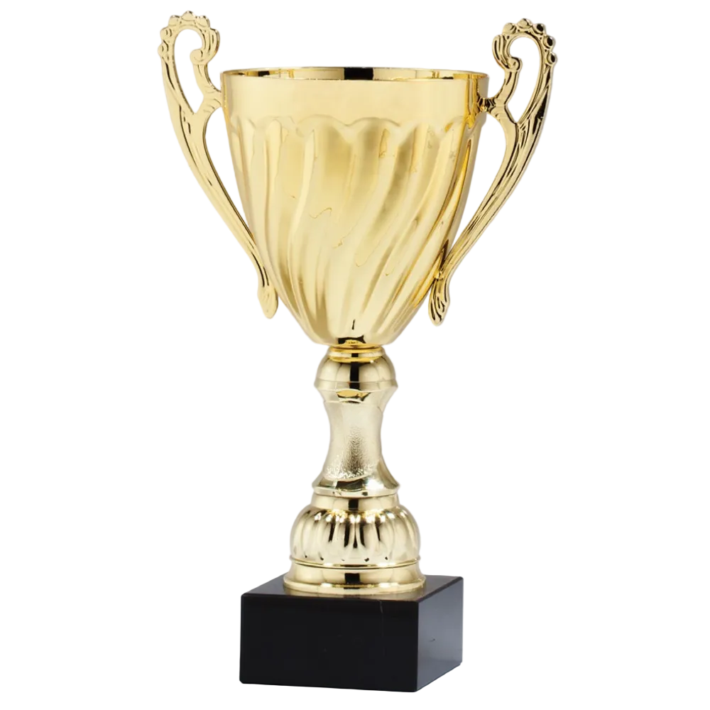 Metal Twist Cup on Genuine Black Marble Base
