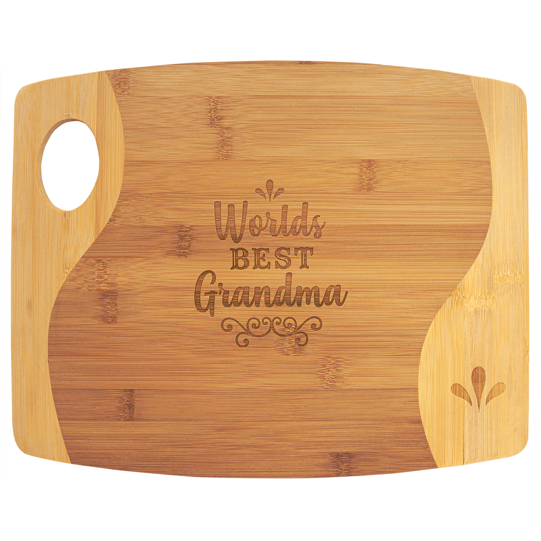 Two-Tone Bamboo Cutting Board