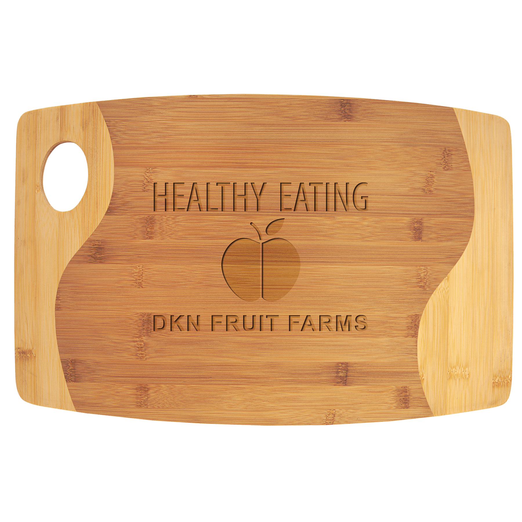 Two-Tone Bamboo Cutting Board