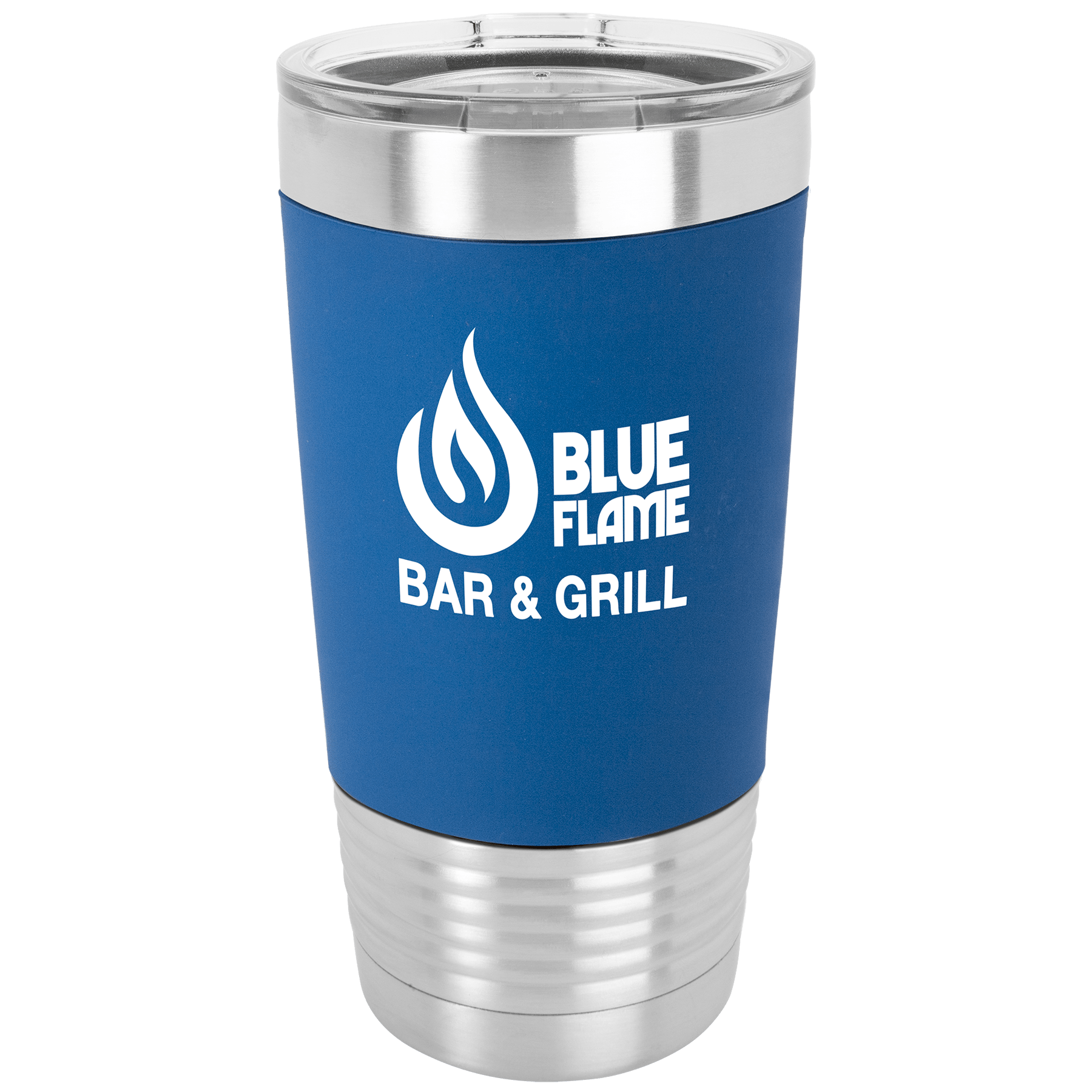 20 oz Vacuum Insulated Tumbler with Silicone Grip and "Free Engraving"