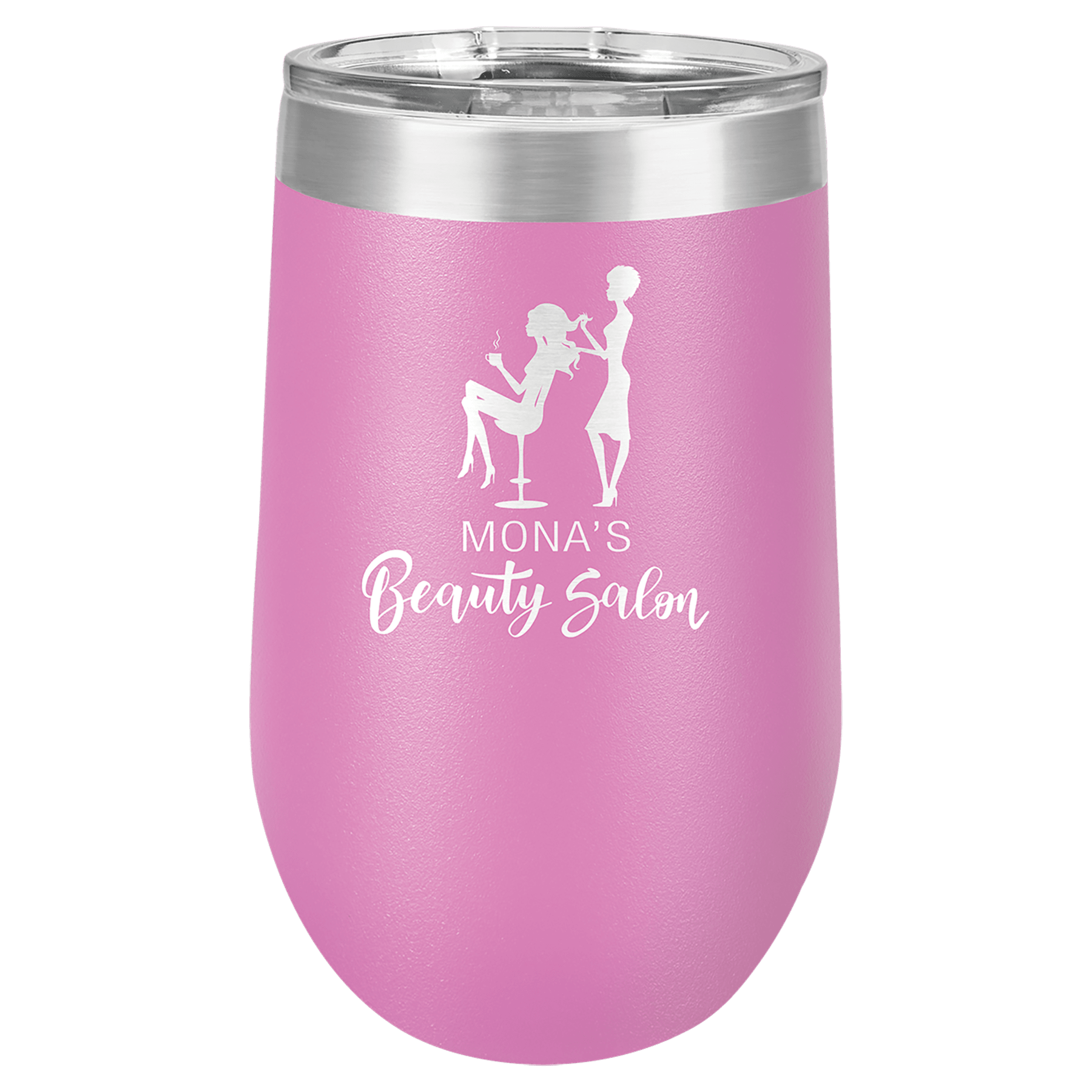 16 oz Vacuum Insulated Stemless Wine Tumbler with "Free Engraving"