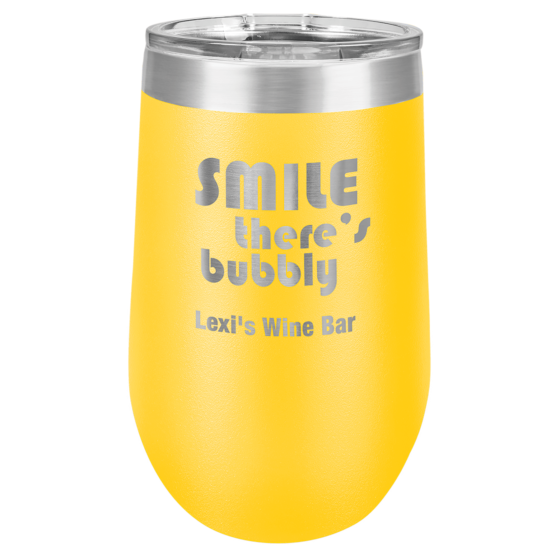 16 oz Vacuum Insulated Stemless Wine Tumbler with "Free Engraving"