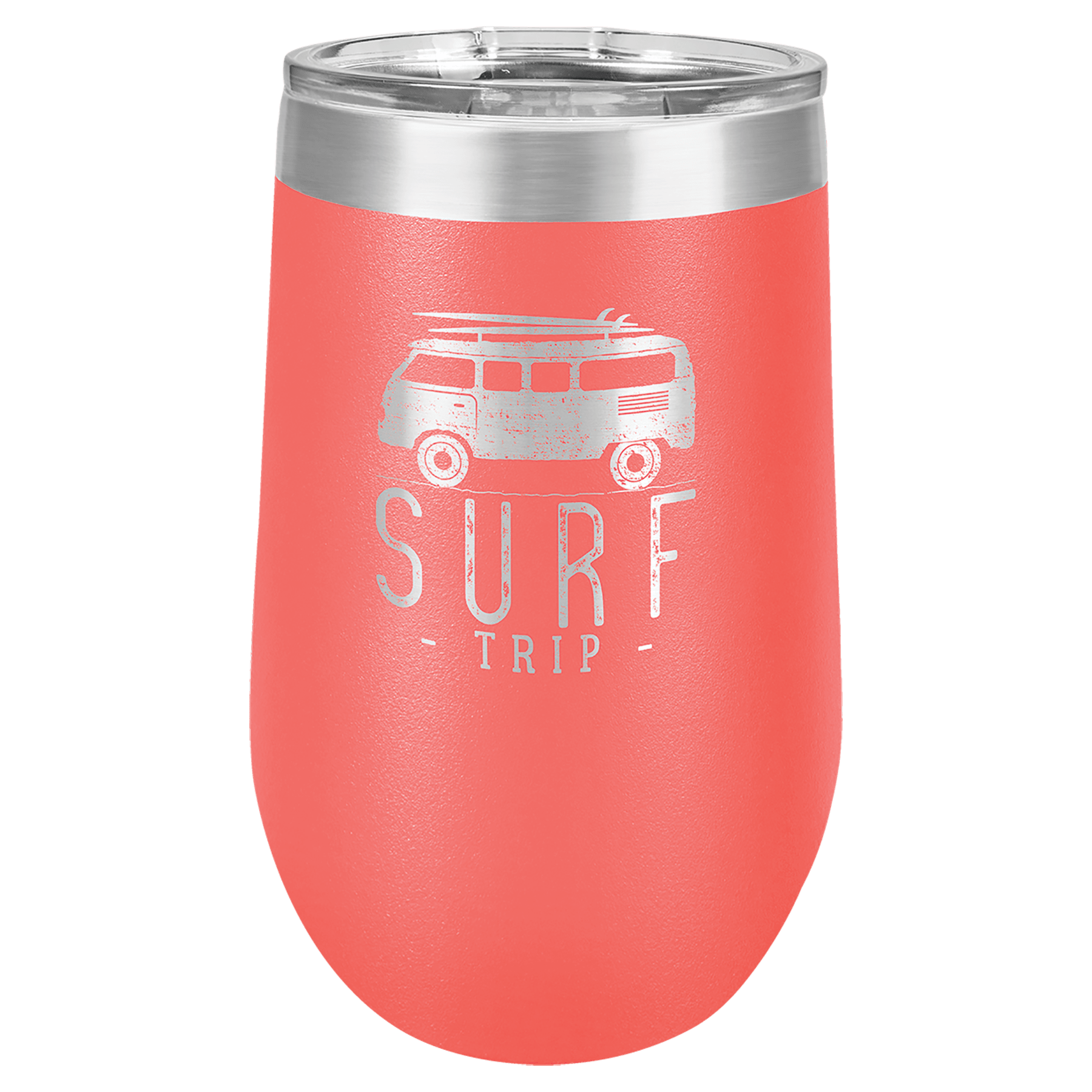 16 oz Vacuum Insulated Stemless Wine Tumbler with "Free Engraving"