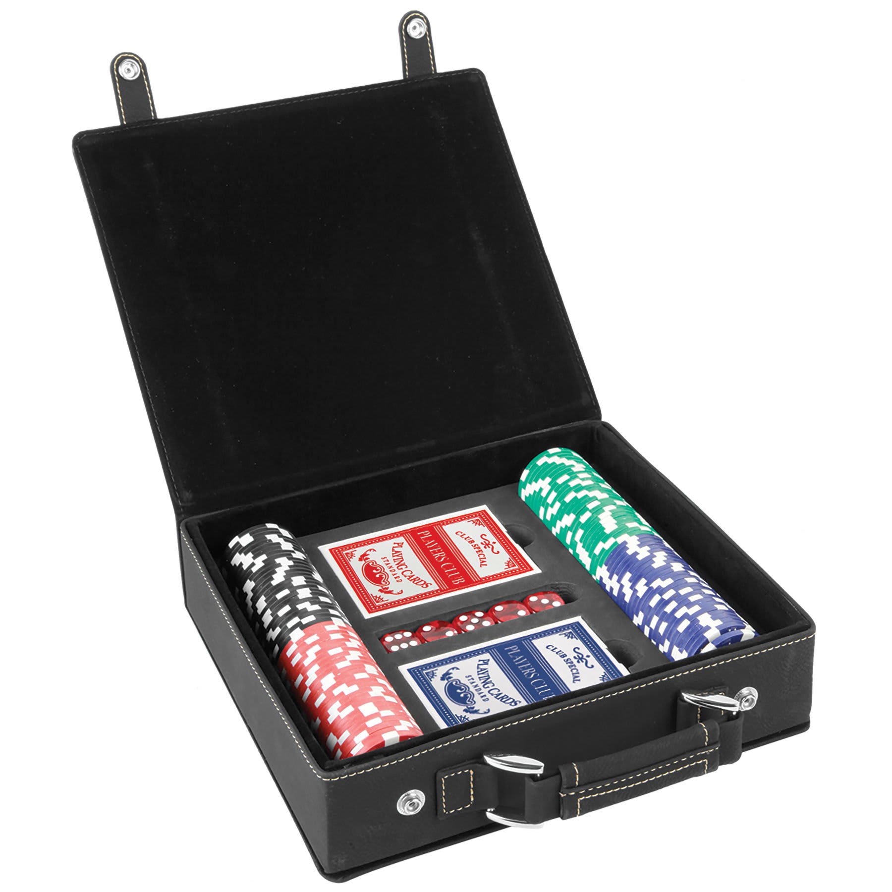 Leatherette Poker Set with 100 Chips