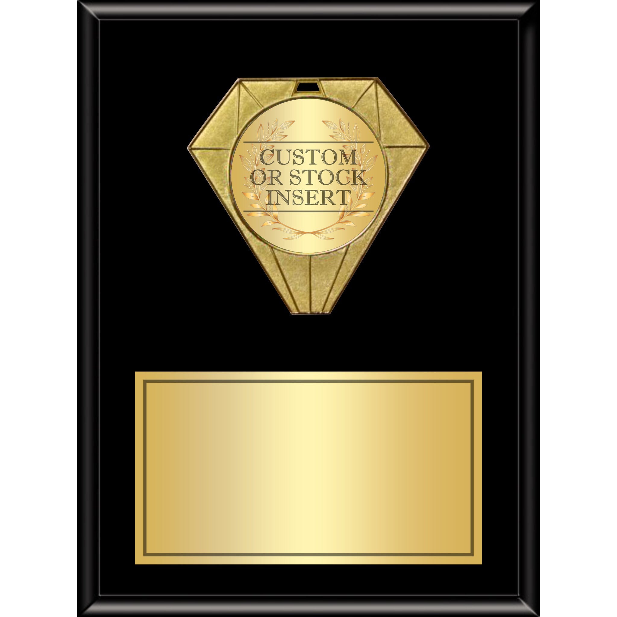 Portrait Plaque with Jewel Medallion Insert Holder