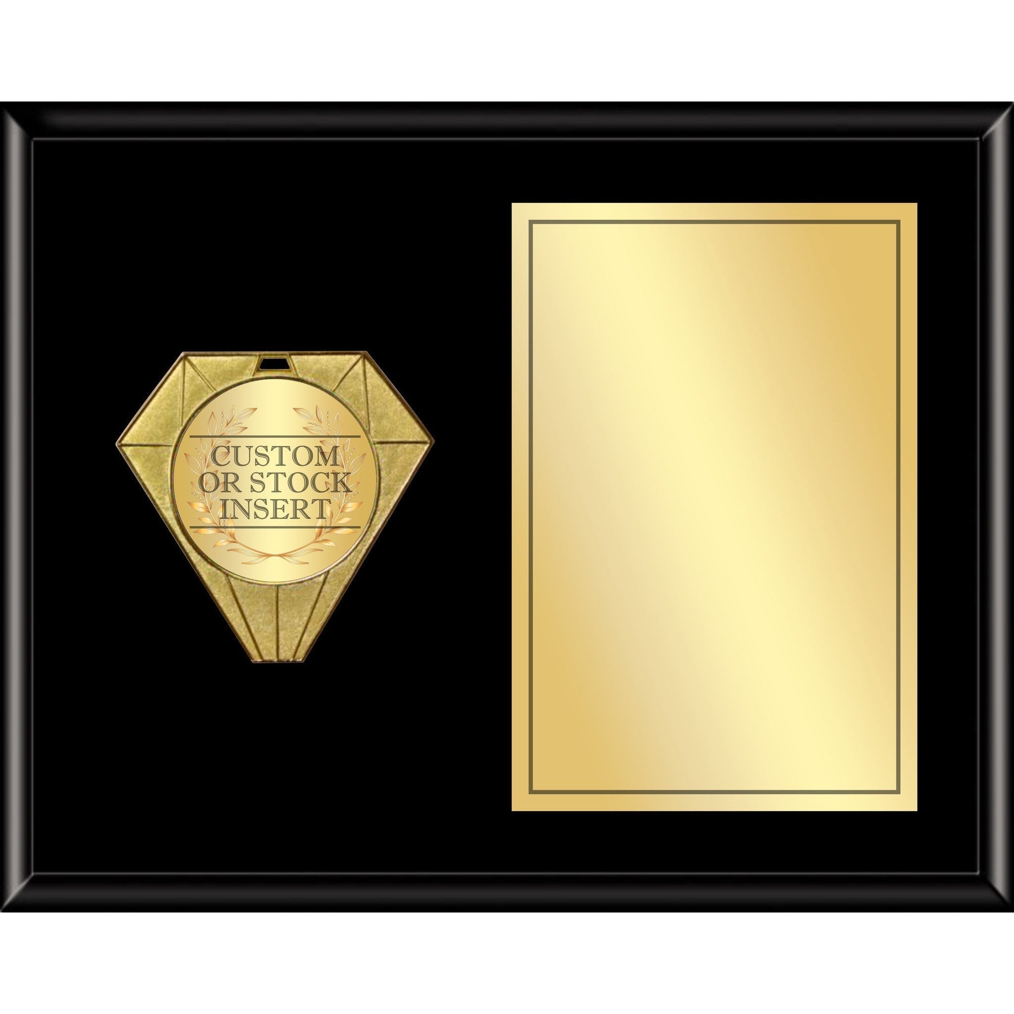 Landscape Plaque with Jewel Medallion Insert Holder