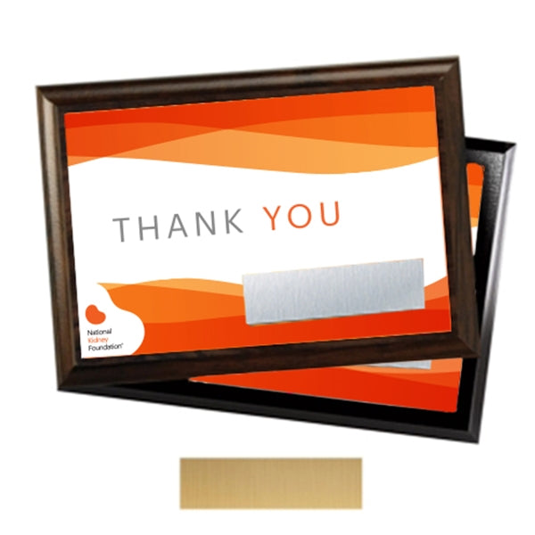 NKF1904 7 X 5 THANK YOU Plaque